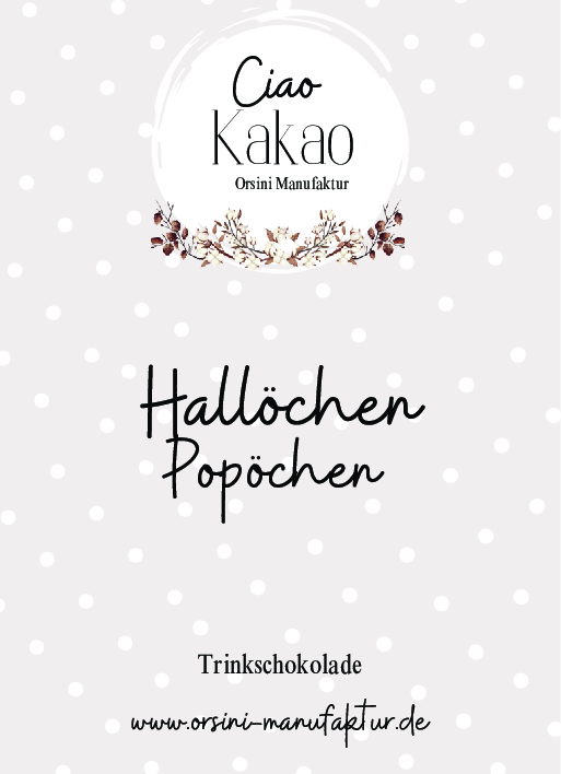 Trinkschokolade / Hallöchen Popöchen