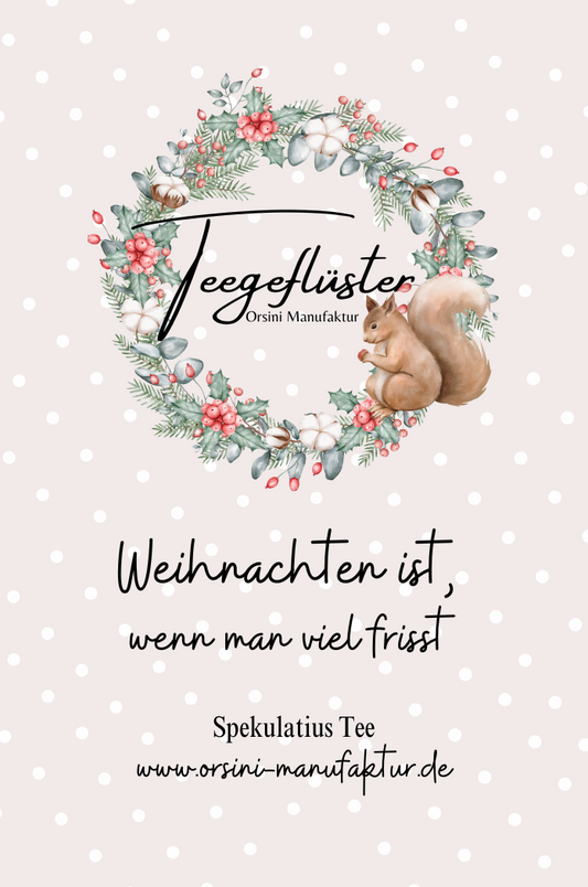 Spekulatius Tee / Weihnachten ist, wenn man viel frisst