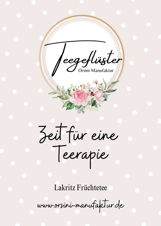 Lakritz Früchtetee / Zeit für eine Teerapie